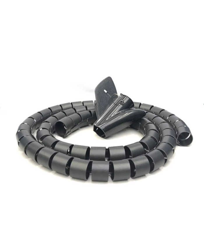 Spiral Wrap (Flame Retardant) WT-5041-30x1.5m Black, OD: 30mm, 1.5m/pack